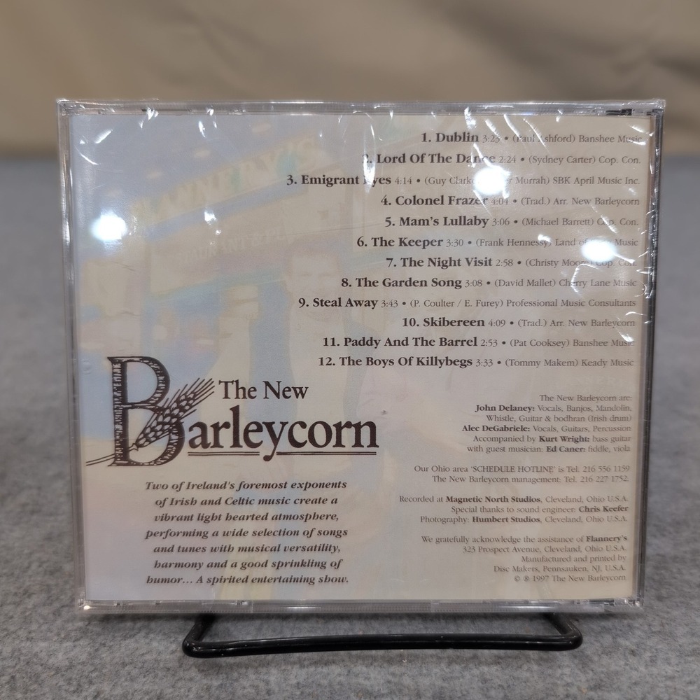 The New Barleycorn at Flannery's Irish Celtic Music CD 1997 Sealed New - Picture 2 of 2